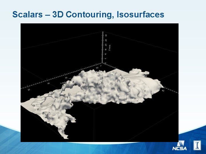 Scalars – 3 D Contouring, Isosurfaces 