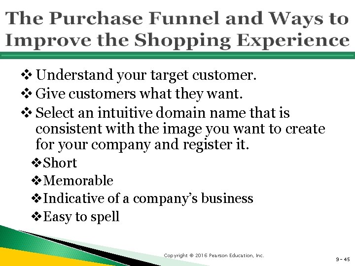 v Understand your target customer. v Give customers what they want. v Select an