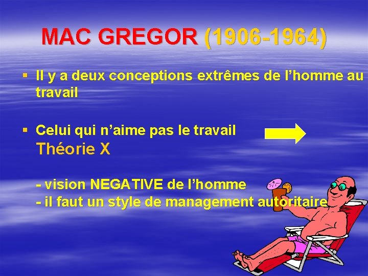 MAC GREGOR (1906 -1964) § Il y a deux conceptions extrêmes de l’homme au