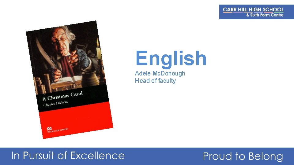 English Adele Mc. Donough Head of faculty 