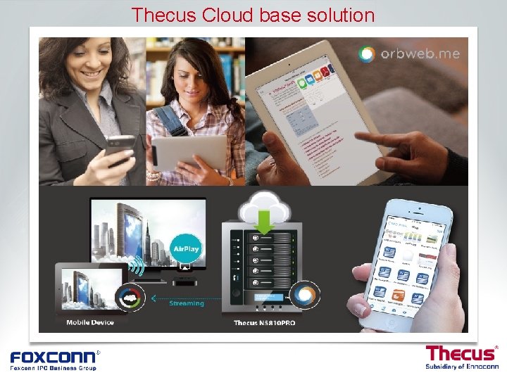 Thecus Cloud base solution Thecus Cloud base solution