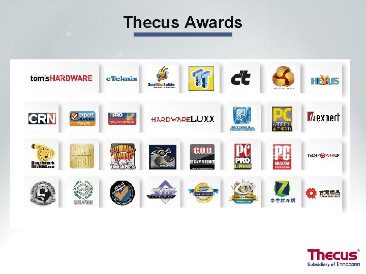 Thecus Awards Thecus Awards