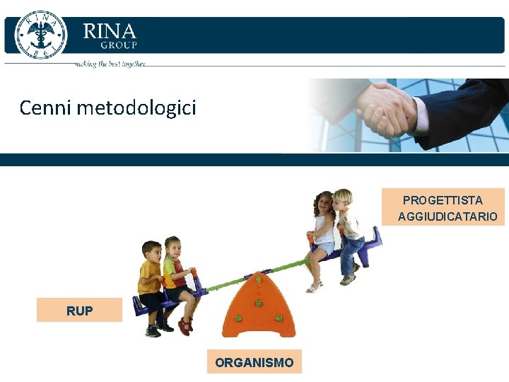 Cenni metodologici PROGETTISTA AGGIUDICATARIO RUP ORGANISMO 