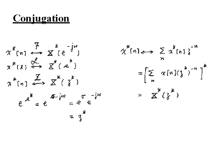 Conjugation 