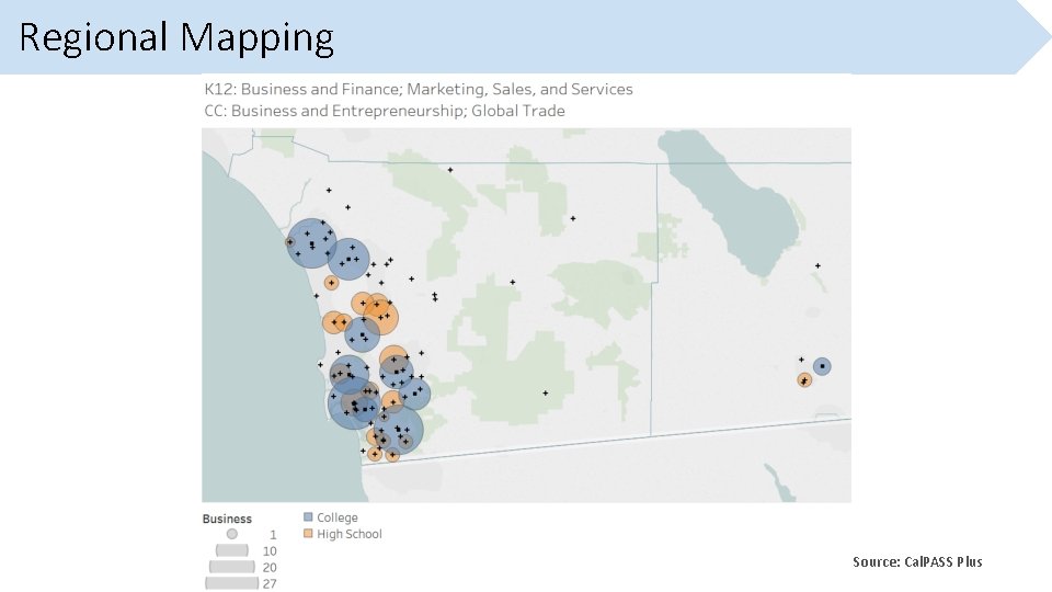 Regional Mapping Source: Cal. PASS Plus 