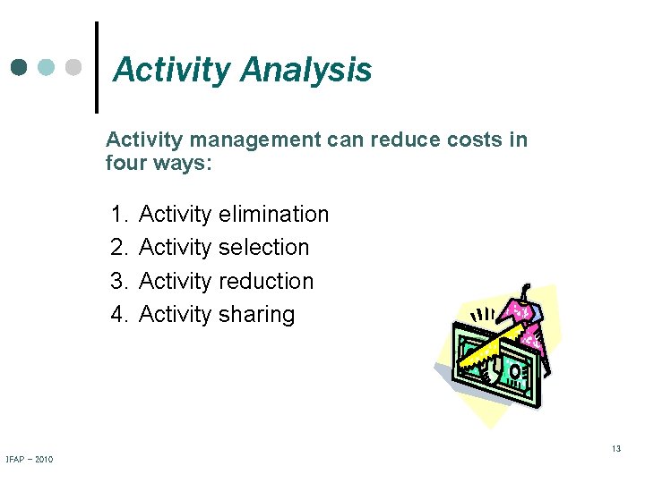 Lecture 4 Activity Based Management IFAP 2010 Objectives