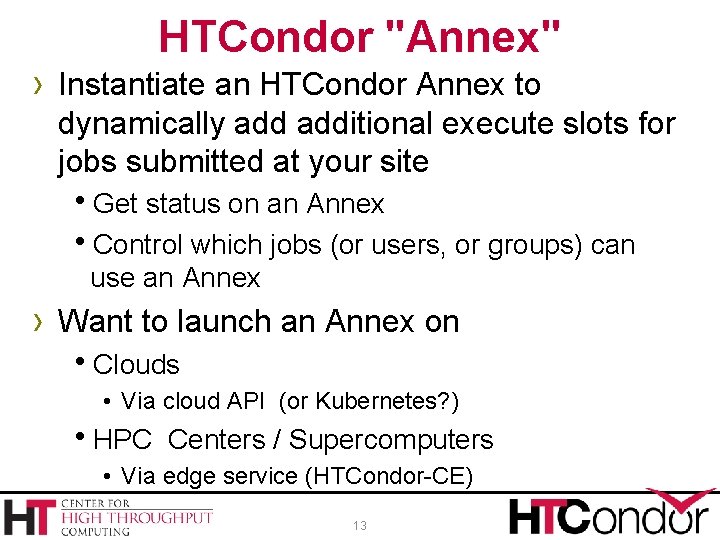 HTCondor "Annex" › Instantiate an HTCondor Annex to dynamically additional execute slots for jobs
