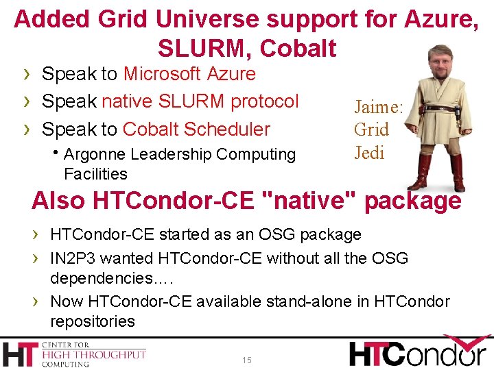 Added Grid Universe support for Azure, SLURM, Cobalt › Speak to Microsoft Azure ›