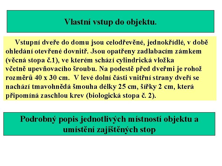 Vlastní vstup do objektu. Vstupní dveře do domu jsou celodřevěné, jednokřídlé, v době ohledání Vlastní vstup do objektu. Vstupní dveře do domu jsou celodřevěné, jednokřídlé, v době ohledání