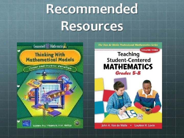 Recommended Resources 