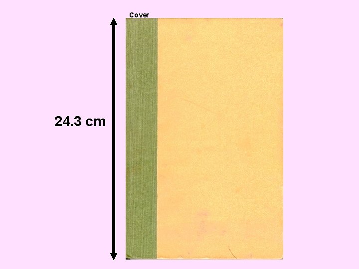 Cover 24. 3 cm 
