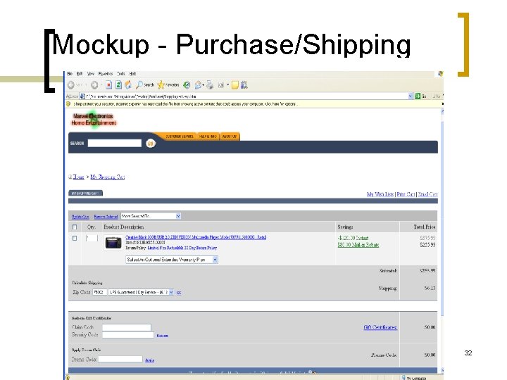 Mockup - Purchase/Shipping 32 Mockup - Purchase/Shipping 32