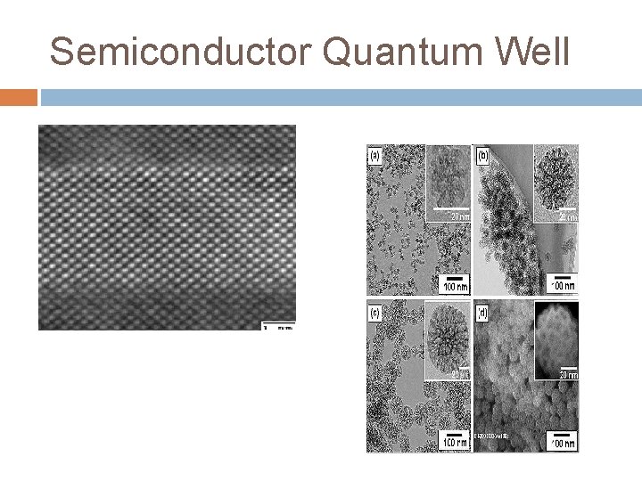 Semiconductor Quantum Well 