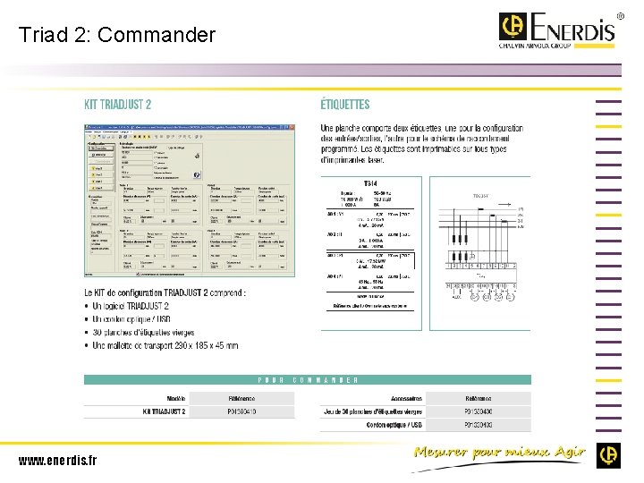 Triad 2: Commander www. enerdis. fr 