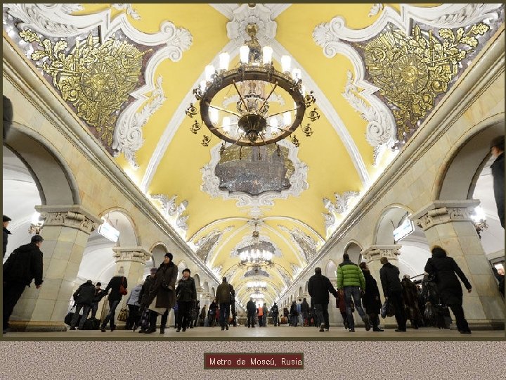 Metro de Moscú, Rusia 