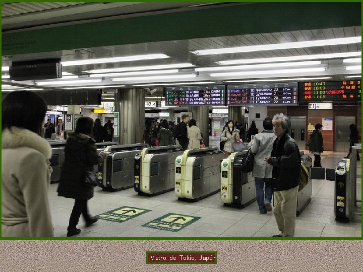 Metro de Tokio, Japón 