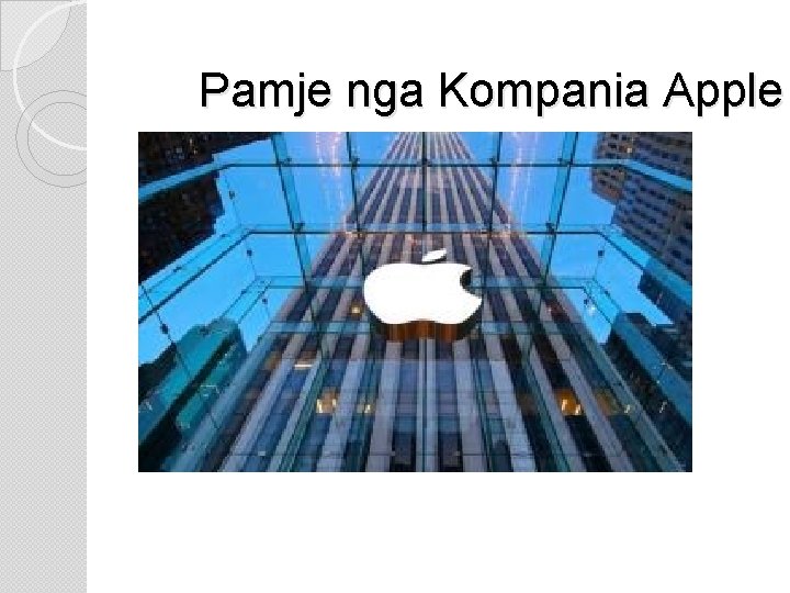 Pamje nga Kompania Apple 