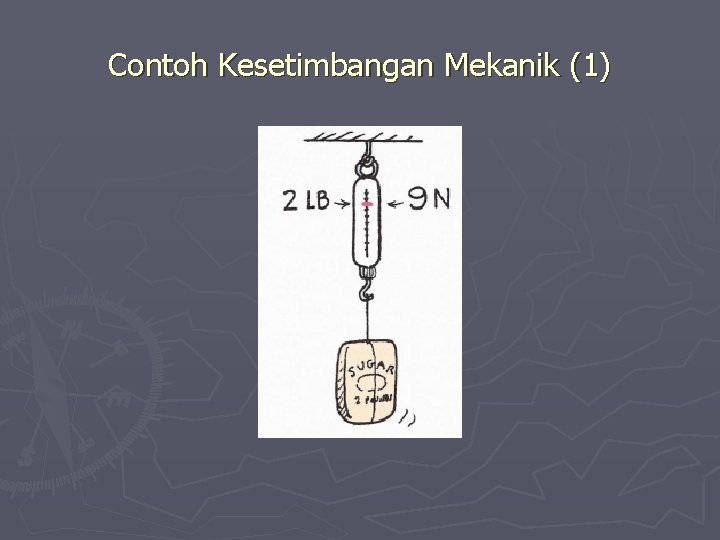 Contoh Kesetimbangan Mekanik (1) 