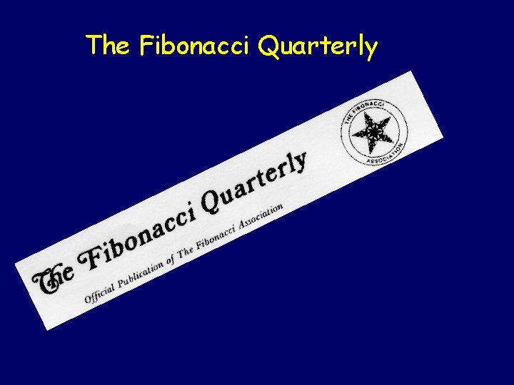 The Fibonacci Quarterly 