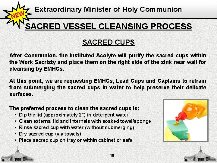 NEW Extraordinary Minister of Holy Communion SACRED VESSEL CLEANSING PROCESS SACRED CUPS After Communion,