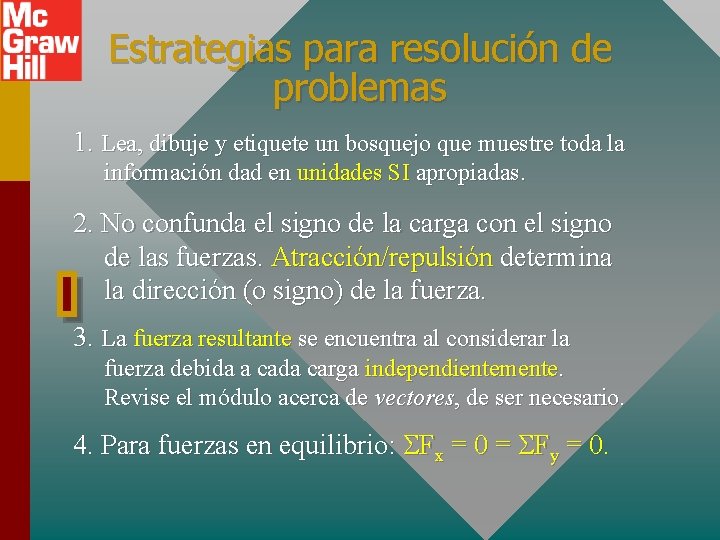 Estrategias para resolución de problemas 1. Lea, dibuje y etiquete un bosquejo que muestre Estrategias para resolución de problemas 1. Lea, dibuje y etiquete un bosquejo que muestre