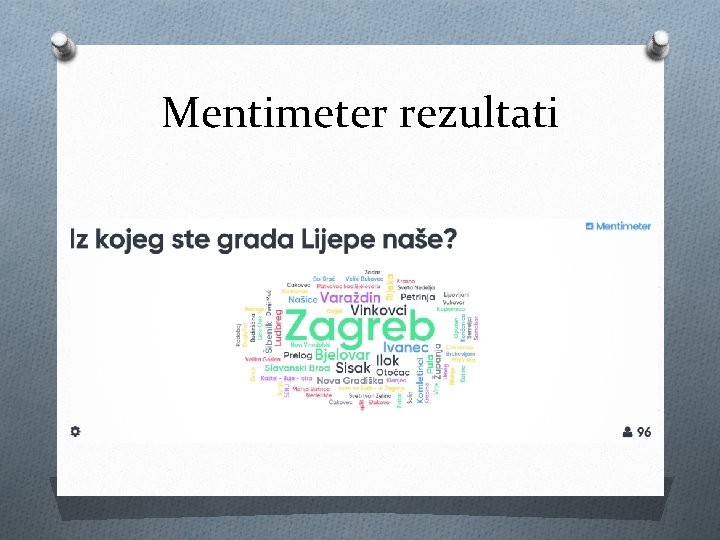 Mentimeter rezultati 