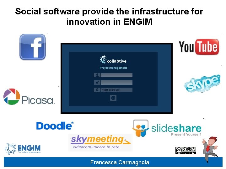 Social software provide the infrastructure for innovation in ENGIM Francesca Carmagnola 