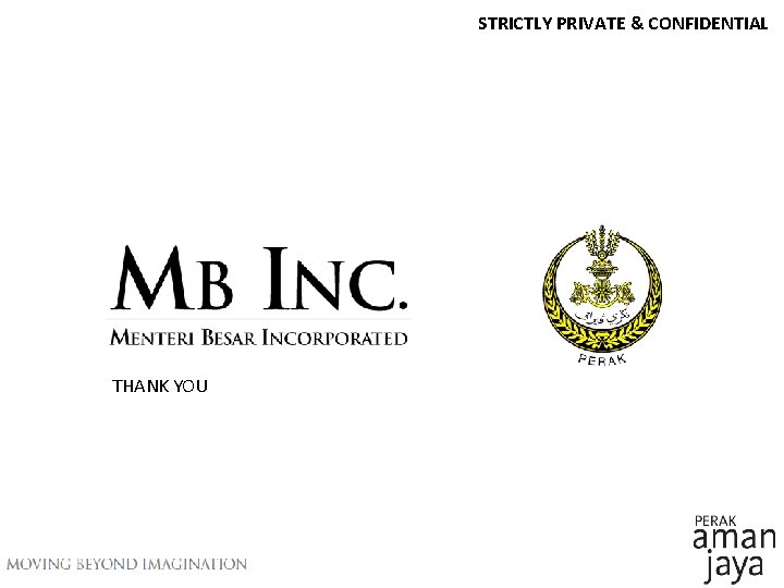 STRICTLY PRIVATE & CONFIDENTIAL THANK YOU 