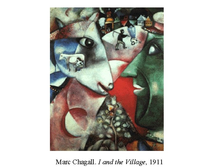  Marc Chagall. I and the Village, 1911 
