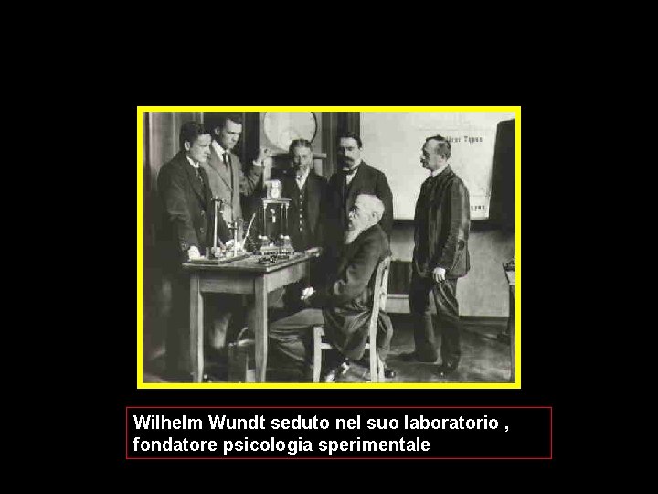 Wilhelm Wundt seduto nel suo laboratorio , fondatore psicologia sperimentale 