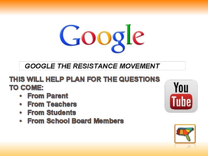 GOOGLE THE RESISTANCE MOVEMENT THIS WILL HELP PLAN FOR THE QUESTIONS TO COME: •