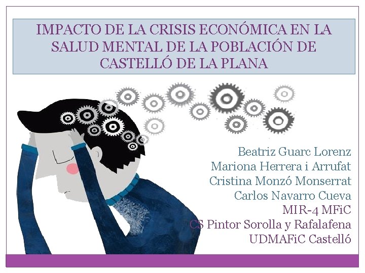 IMPACTO DE LA CRISIS ECONMICA EN LA SALUD