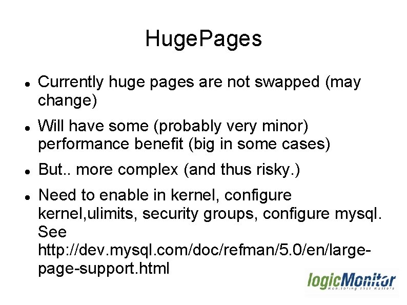 Huge. Pages Currently huge pages are not swapped (may change) Will have some (probably Huge. Pages Currently huge pages are not swapped (may change) Will have some (probably