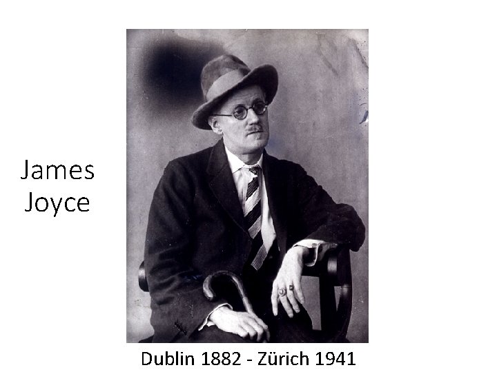 James Joyce Dublin 1882 - Zürich 1941 
