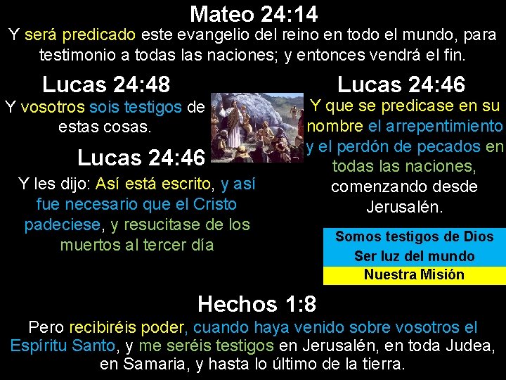 Mateo 24: 14 Y será predicado este evangelio del reino en todo el mundo, Mateo 24: 14 Y será predicado este evangelio del reino en todo el mundo,
