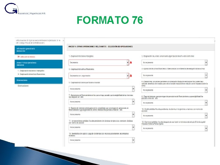 FORMATO 76 