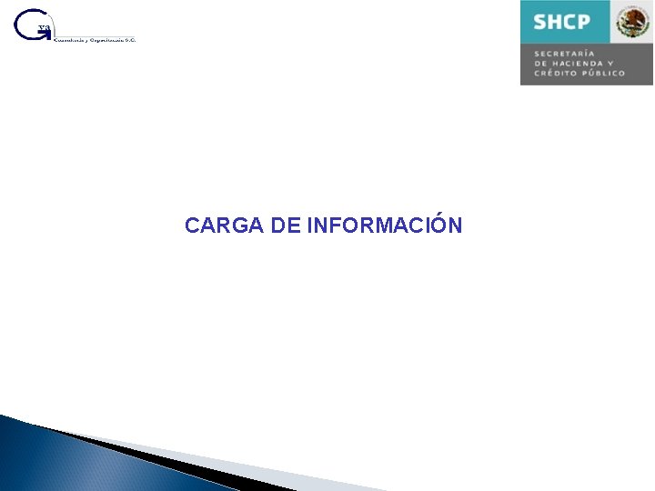 CARGA DE INFORMACIÓN 