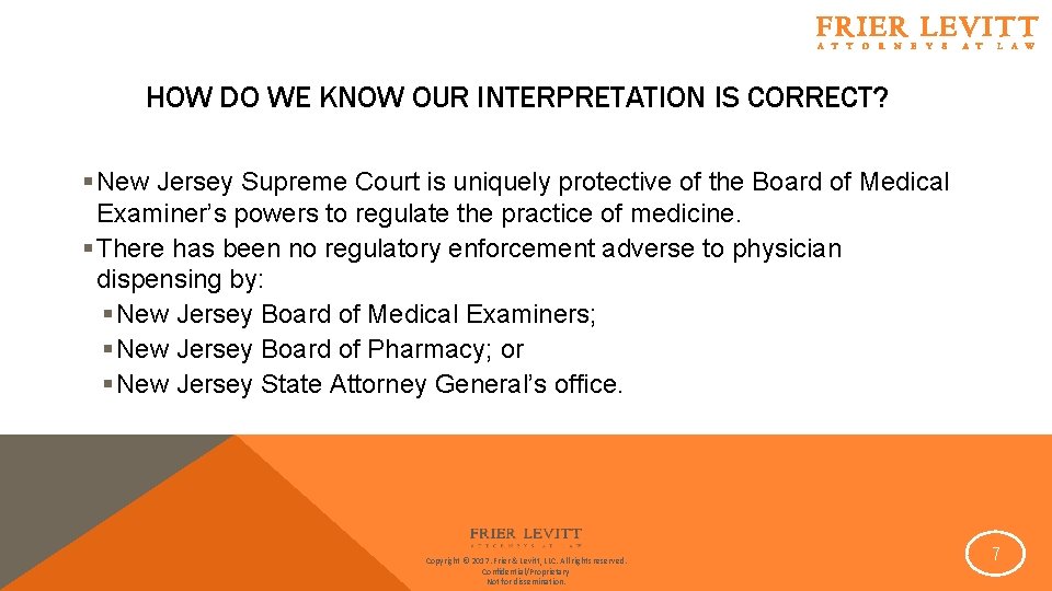 HOW DO WE KNOW OUR INTERPRETATION IS CORRECT? § New Jersey Supreme Court is
