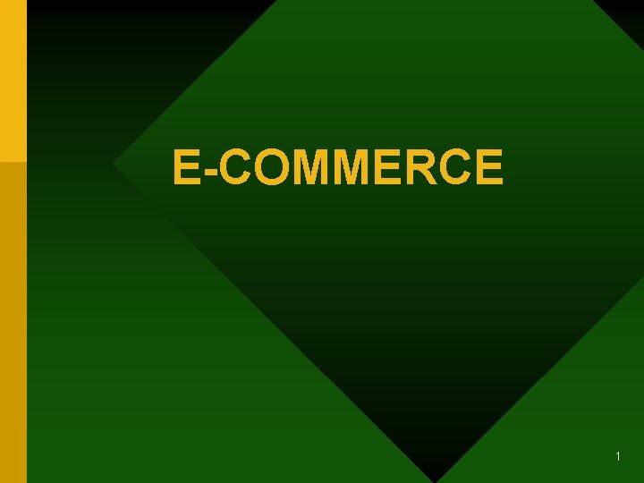 E-COMMERCE 1 