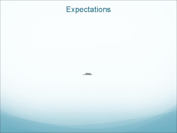 Expectations 