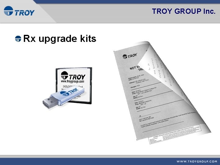 TROY GROUP Inc. Rx upgrade kits 