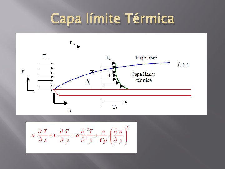 Capa límite Térmica 