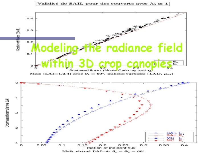 Modeling the radiance field within 3 D crop canopies Michaël Chelle, Bruno Andrieu UMR