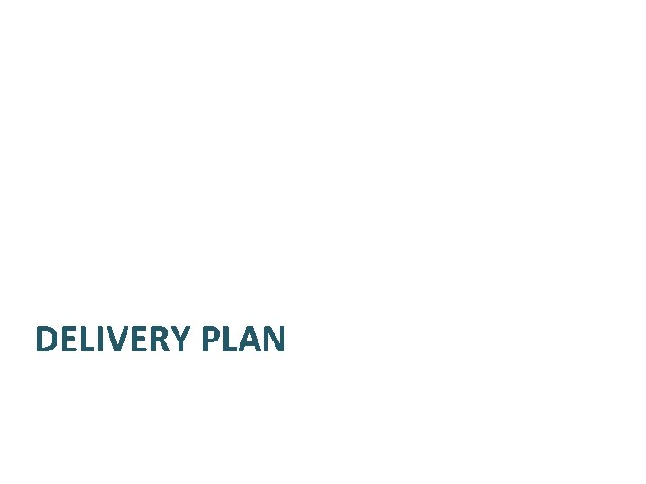 DELIVERY PLAN 