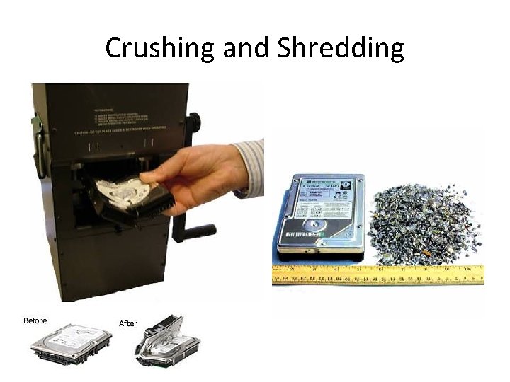 Crushing and Shredding 