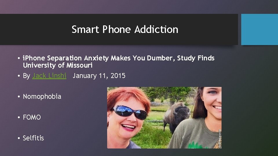Smart Phone Addiction • i. Phone Separation Anxiety Makes You Dumber, Study Finds University