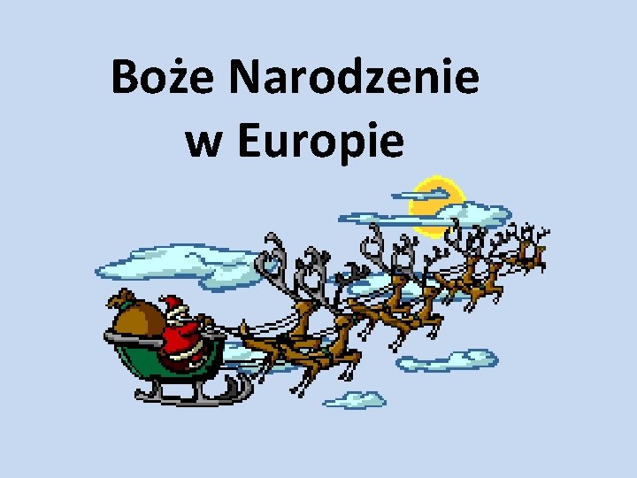 Boże Narodzenie w Europie 