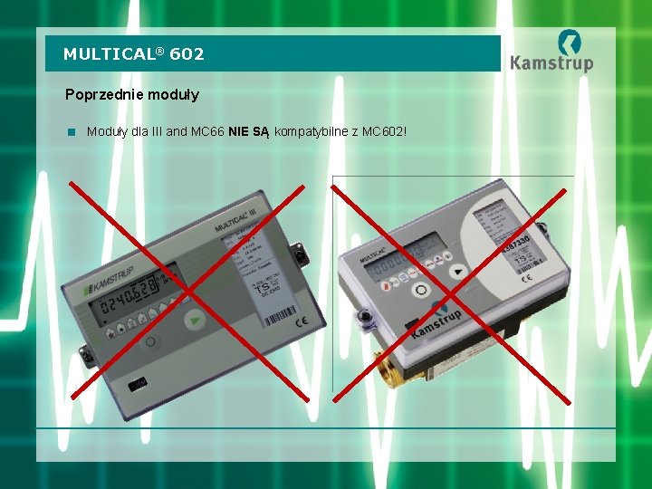 MULTICAL® 602 Poprzednie moduły < Moduły dla III and MC 66 NIE SĄ kompatybilne