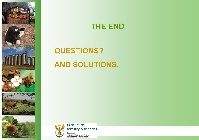 THE END QUESTIONS? AND SOLUTIONS. THE END QUESTIONS? AND SOLUTIONS.