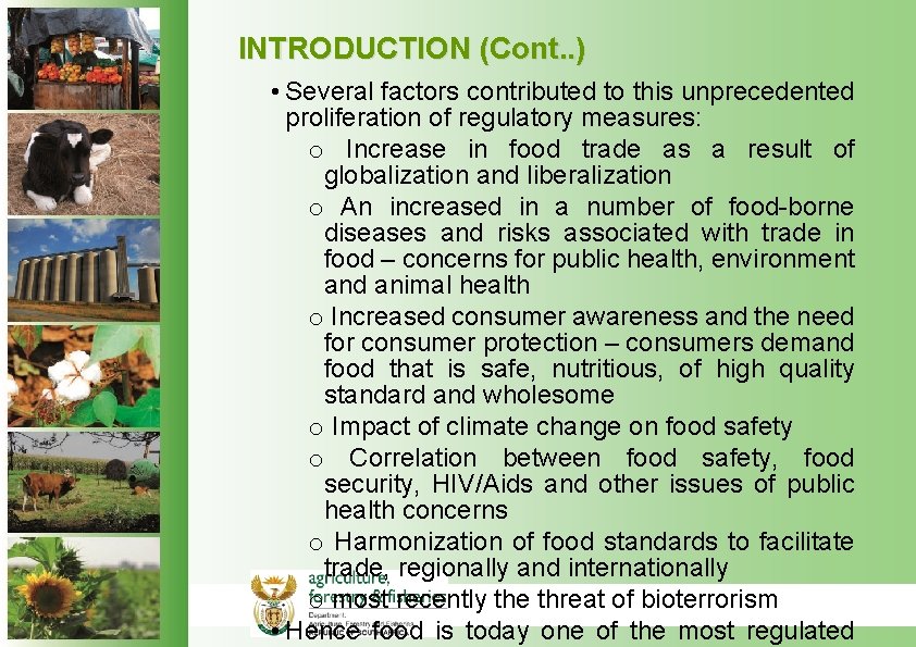 INTRODUCTION (Cont. . ) • Several factors contributed to this unprecedented proliferation of regulatory INTRODUCTION (Cont. . ) • Several factors contributed to this unprecedented proliferation of regulatory